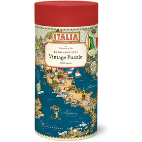 Cavallini & Co. Vintage Inspired 1000 Piece Puzzle - Buon Appetito - The Merri Artist - merriartist.com