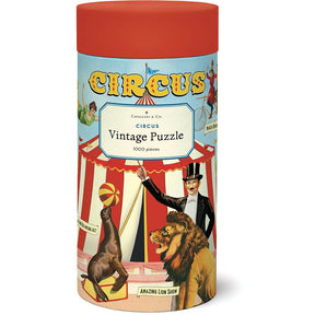 Cavallini & Co. Vintage Inspired 1000 Piece Puzzle - Circus - The Merri Artist - merriartist.com