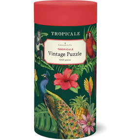 Cavallini & Co. Vintage Inspired 1000 Piece Puzzle - Tropicale - The Merri Artist - merriartist.com