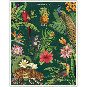 Cavallini & Co. Vintage Inspired 1000 Piece Puzzle - Tropicale - The Merri Artist - merriartist.com