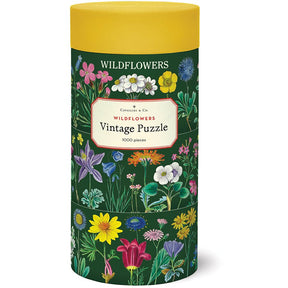 Cavallini & Co. Vintage Inspired 1000 Piece Puzzle - Wildflowers 2 - The Merri Artist - merriartist.com