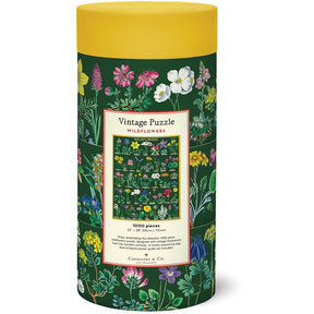 Cavallini & Co. Vintage Inspired 1000 Piece Puzzle - Wildflowers 2 - The Merri Artist - merriartist.com