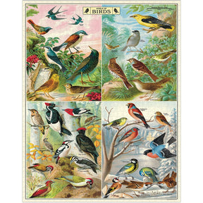 Cavallini & Co. Vintage Inspired 1000 Piece Puzzle - World of Birds - The Merri Artist - merriartist.com