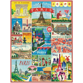 Cavallini & Co. Vintage Inspired 240 Piece Mini Puzzle - Paris - The Merri Artist - merriartist.com