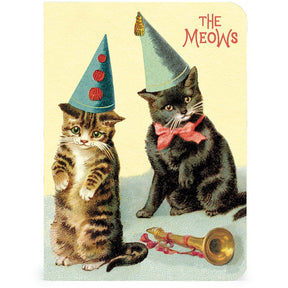 Cavallini & Co. Vintage Inspired Mini Notebook - 4 x 5.5 inch 96 pages - Set of 3 - Cats - The Merri Artist - merriartist.com