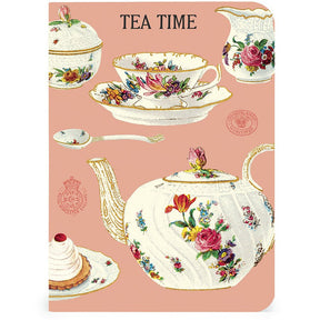 Cavallini & Co. Vintage Inspired Mini Notebook - 4 x 5.5 inch 96 pages - Set of 3 - Tea Time - The Merri Artist - merriartist.com