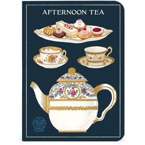 Cavallini & Co. Vintage Inspired Mini Notebook - 4 x 5.5 inch 96 pages - Set of 3 - Tea Time - The Merri Artist - merriartist.com