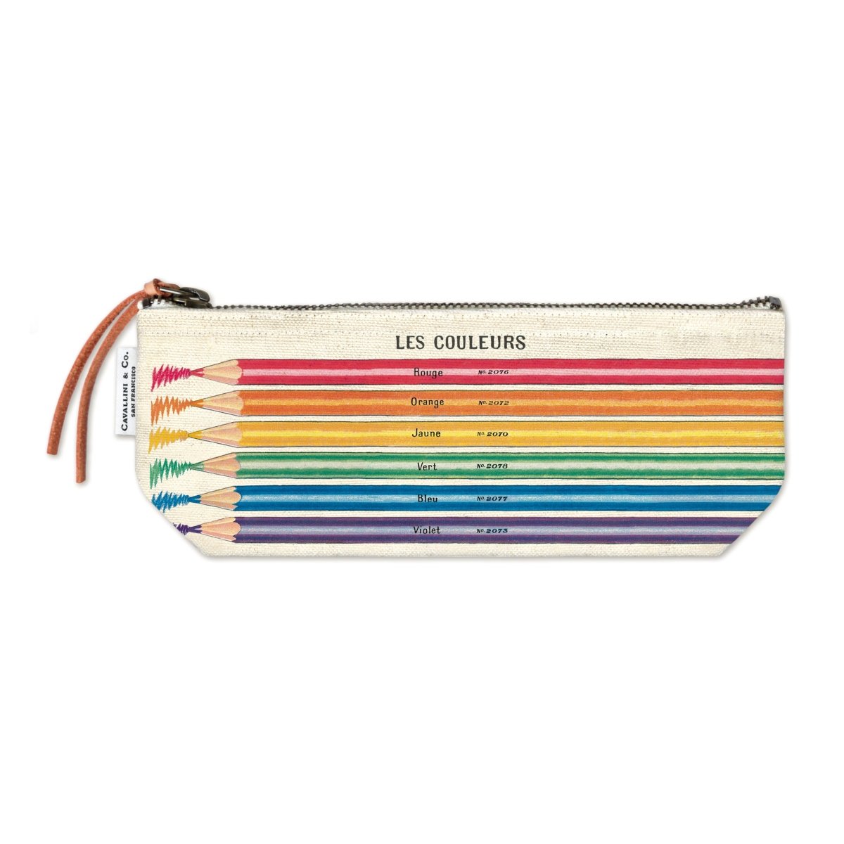 Cavallini & Co. Vintage Inspired Mini Pouch 4 x 9 inch - Pencils - The Merri Artist - merriartist.com