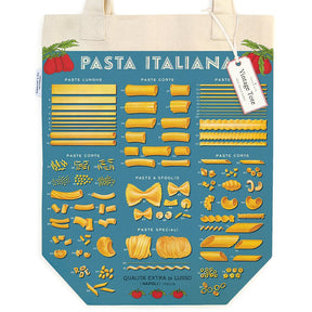 Cavallini & Co. Vintage Inspired Tote Bag - 13" x 16" (33 cm x 40.5 cm) - Pasta - The Merri Artist - merriartist.com