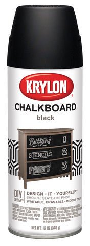 Chalkboard Spray Paint - Black - 12 oz. - The Merri Artist - merriartist.com