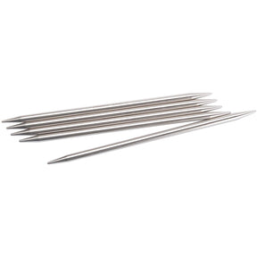 ChiaoGoo Double Point Stainless Knitting Needles 8" - 5 mm - Size 8 - pack of 5 - The Merri Artist - merriartist.com