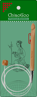 ChiaoGoo Flexible Tunisian Hook 24" - 10 mm - Size N - The Merri Artist - merriartist.com