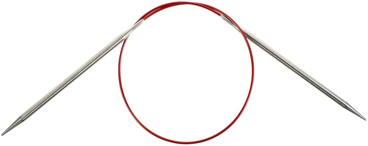 ChiaoGoo Red Lace Stainless Circular Knitting Needles 24" - 5 mm - Size 8 - The Merri Artist - merriartist.com