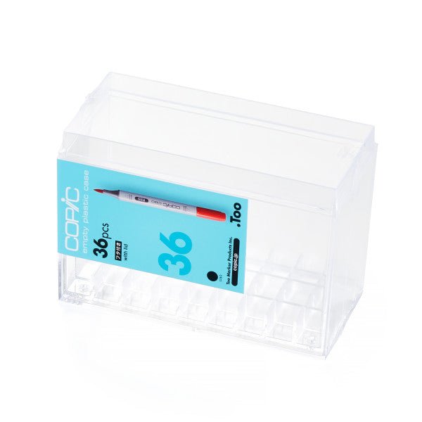 Clear Plastic Case for 36 Copic CIAO Markers - The Merri Artist - merriartist.com