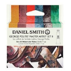 Clearance - Daniel Smith Extra Fine Watercolor Set - 6 Color George Politis' Master Artist Set #1 (6 X 5ml tubes) - The Merri Artist - merriartist.com