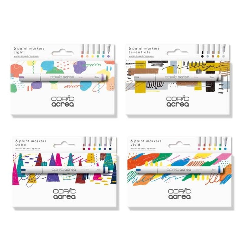 Copic Acrea Complete Set of 24 Colors - The Merri Artist - merriartist.com