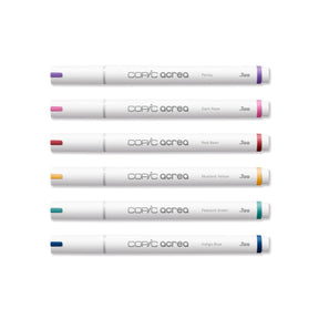 Copic Acrea Paint Marker 6 Marker Set - Deep Colors - The Merri Artist - merriartist.com