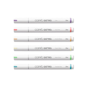 Copic Acrea Paint Marker 6 Marker Set - Light Colors - The Merri Artist - merriartist.com