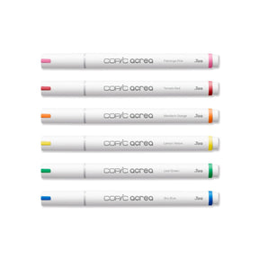 Copic Acrea Paint Marker 6 Marker Set - Vivid Colors - The Merri Artist - merriartist.com