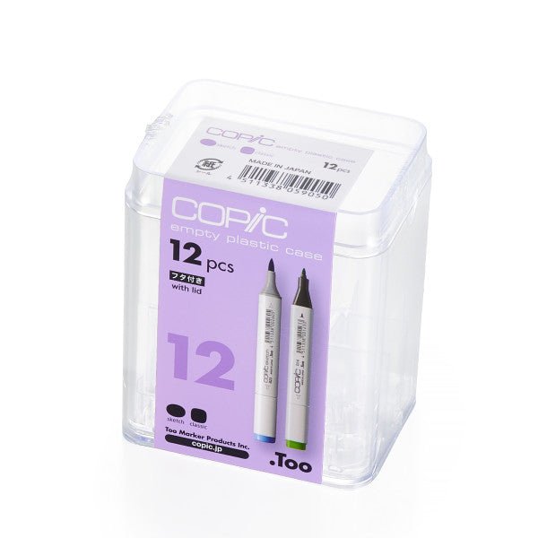 Copic Empty Case for 12 Sketch Marker for Classic Marker or Ink Refill - The Merri Artist - merriartist.com