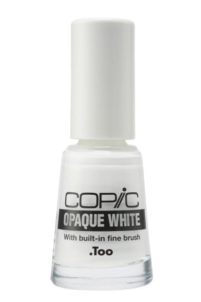 Copic Opaque White (with brush applicator) 6ml - The Merri Artist - merriartist.com