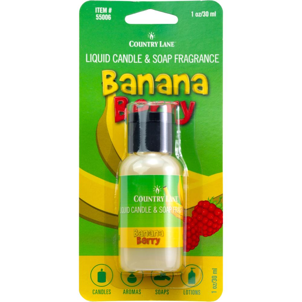 Country Lane Candle and Soap Fragrance 1 fl oz - Banana Berry - The Merri Artist - merriartist.com