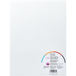 CousinDIY Foam Sheet 9"X12" 2mm - White - The Merri Artist - merriartist.com