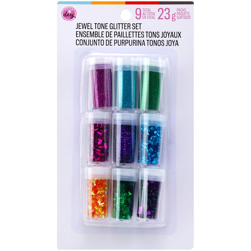 CousinDIY Glitter Assortment - Jewel Tones - The Merri Artist - merriartist.com