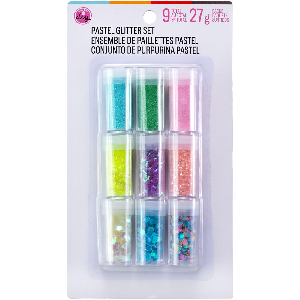 CousinDIY Glitter Assortment - Pastel - The Merri Artist - merriartist.com