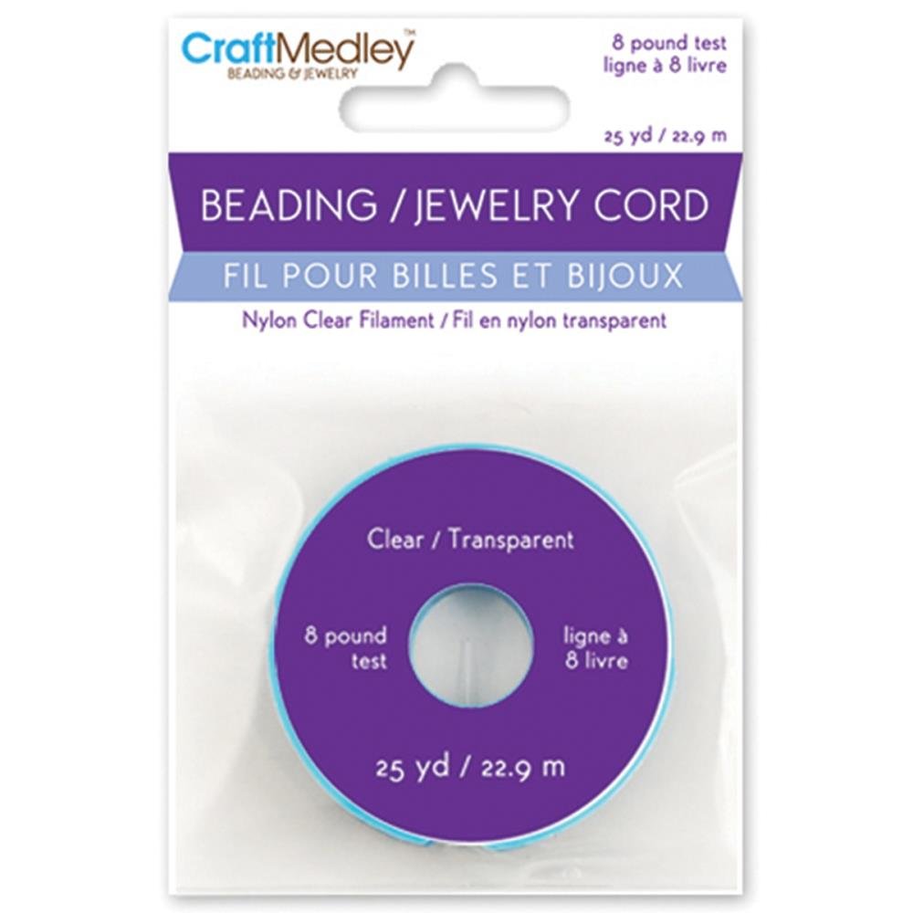 Craft Medley Beading/Jewelry Cord 8lb 25 yards - The Merri Artist - merriartist.com