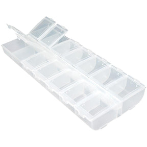 Craft Medley Organizer Box W/Snap Lids 14 Compartments 9"X4"X1" - The Merri Artist - merriartist.com