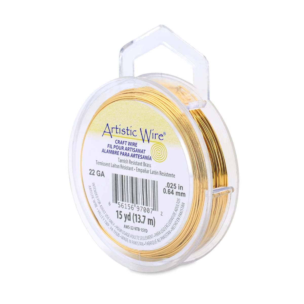 Craft Wire - 22 Gauge Copper - 15 Yards - Non Tarnish Brass - The Merri Artist - merriartist.com