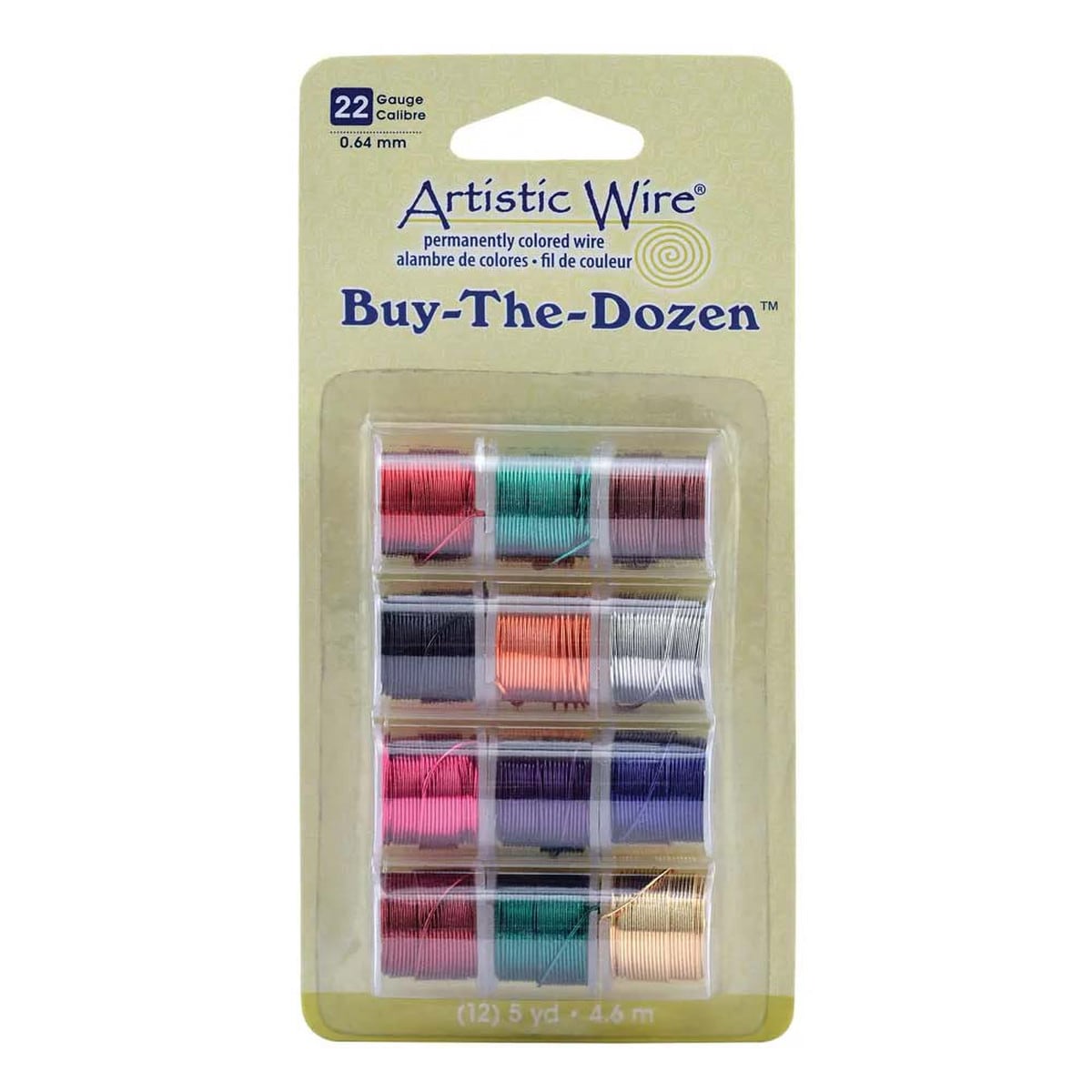 Craft Wire - 24 Gauge Copper Wire Special Assorted Colors - 5 yard Rolls - Pack of 12 - The Merri Artist - merriartist.com