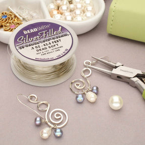 Craft Wire - Silver Filled 1/2 oz Dead Soft 28 Gage - 62.5 feet - The Merri Artist - merriartist.com