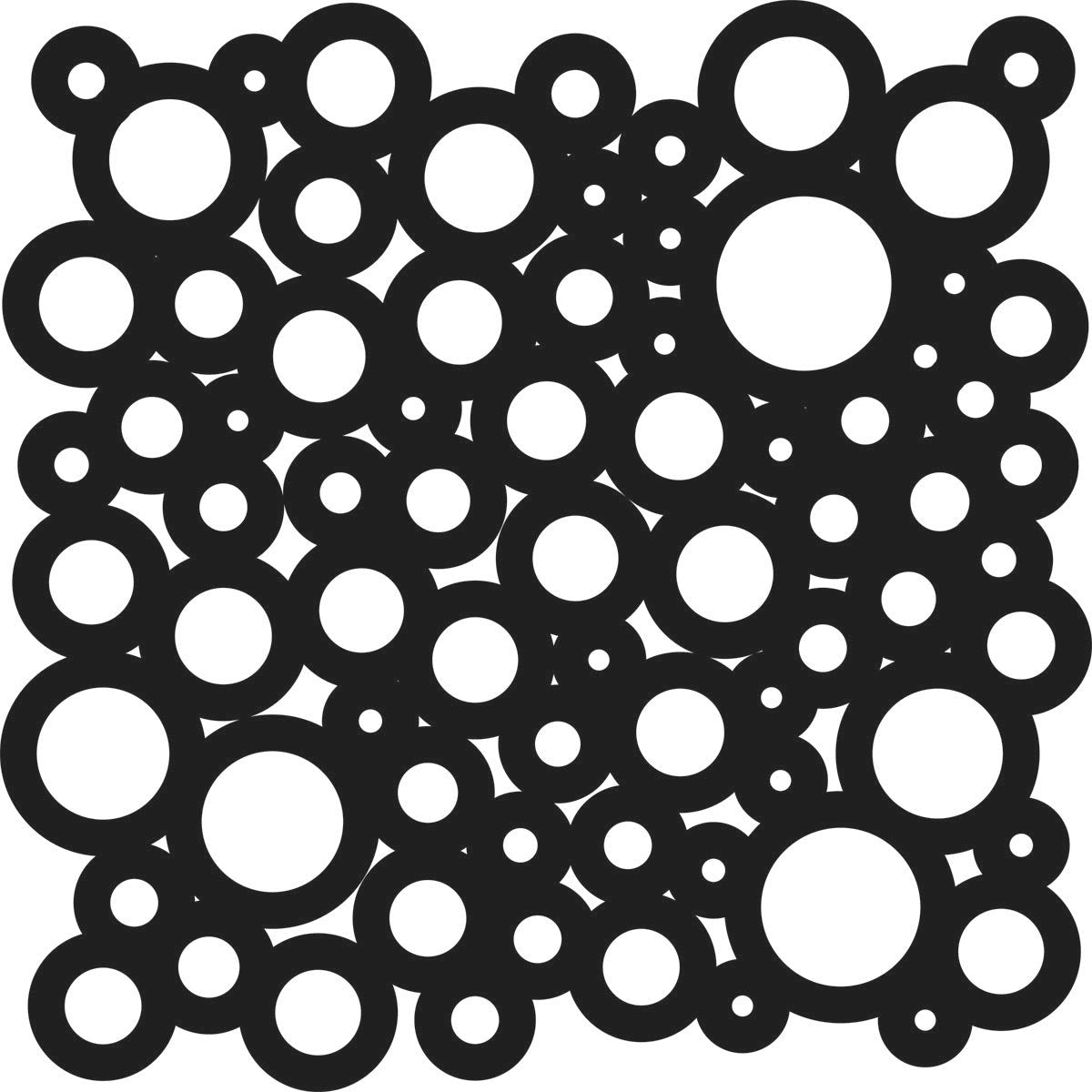 Crafters Workshop Stencil 6X6 - Cosmic Bubbles - The Merri Artist - merriartist.com