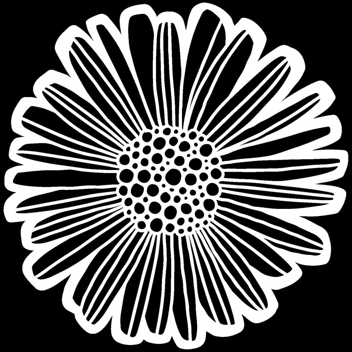 Crafters Workshop Stencil 6X6 - Felicia Daisy - The Merri Artist - merriartist.com