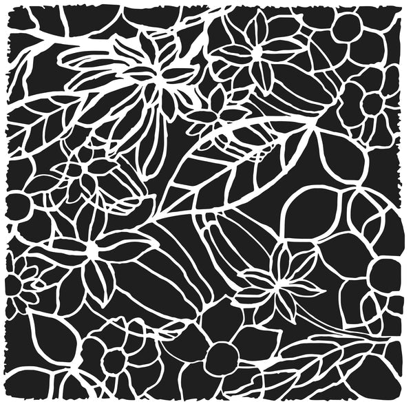 Crafters Workshop Stencil 6X6 - Framed Garden - The Merri Artist - merriartist.com