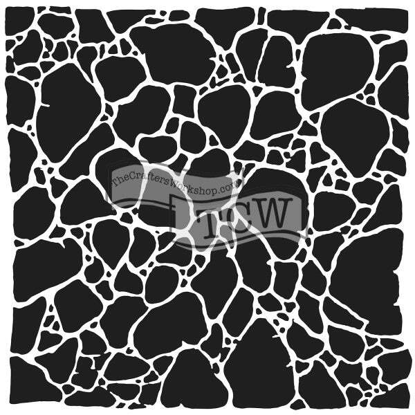 Crafters Workshop Stencil 6X6 - Organic Matter - The Merri Artist - merriartist.com