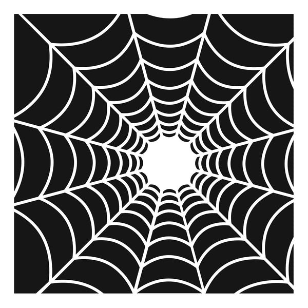 Crafters Workshop Stencil 6X6 - Spiders Web - The Merri Artist - merriartist.com