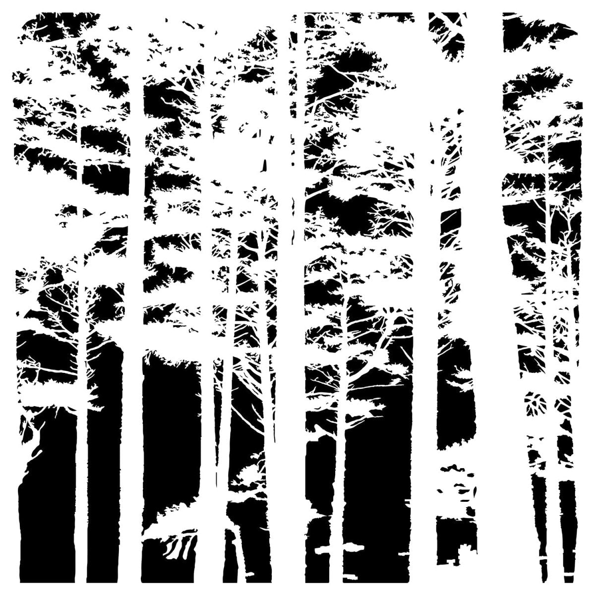 Crafters Workshop Stencil 6X6 - Tree Canopy - The Merri Artist - merriartist.com