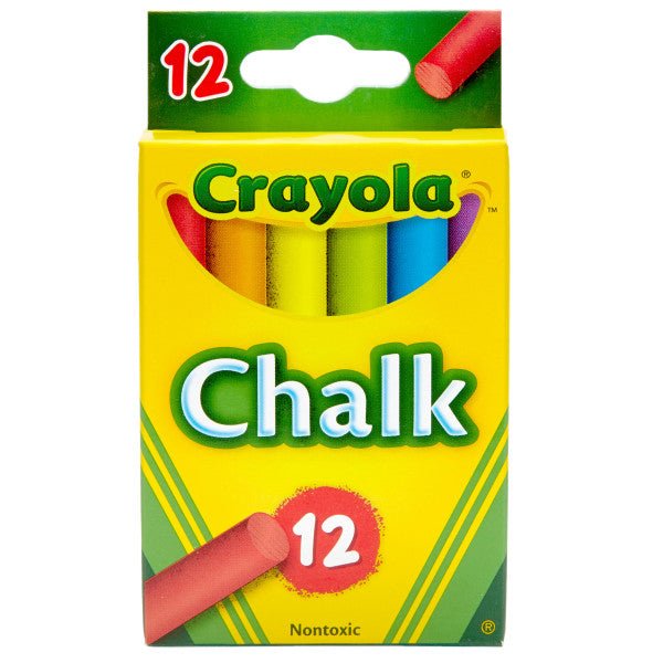 Crayola Coloring Chalk - Box of 12 - The Merri Artist - merriartist.com