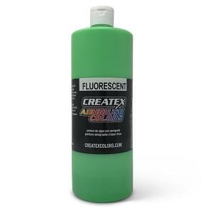 Createx Airbrush Colors 5404 Fluorescent Green 32 fl. oz. - The Merri Artist - merriartist.com