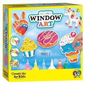 Creativity for Kids Easy Sparkle Window Art Kit - The Merri Artist - merriartist.com