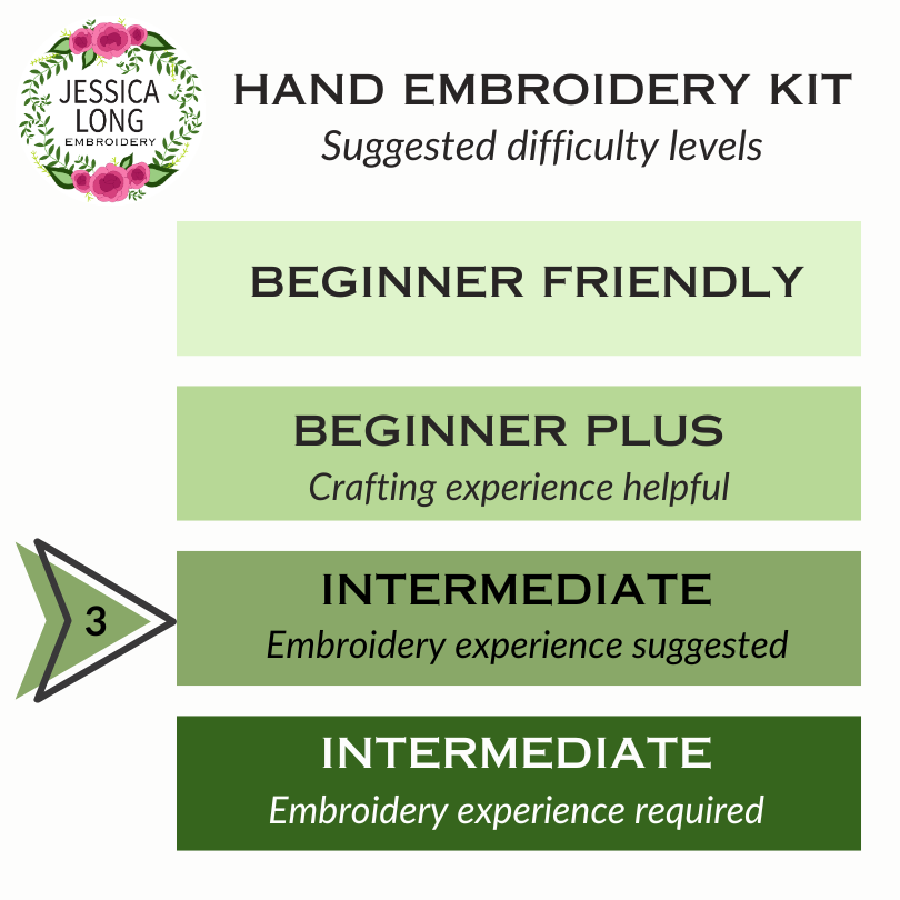 Jessica Long Embroidery - Posing Piglet Embroidery Kit