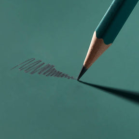Blackwing Matte Pencil Set of 12 - Green body and Gold ferrule