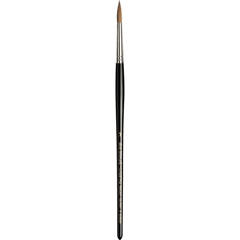 da Vinci Series 10 Maestro Kolinsky Sharp Round 7 - The Merri Artist - merriartist.com