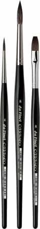 da Vinci Series 5386 Casaneo Set of 3 Brushes - The Merri Artist - merriartist.com