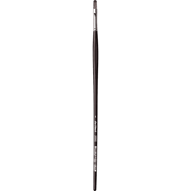 da Vinci Series 7495 Grigio Oil & Acrylic Brush - Filbert 4 - The Merri Artist - merriartist.com