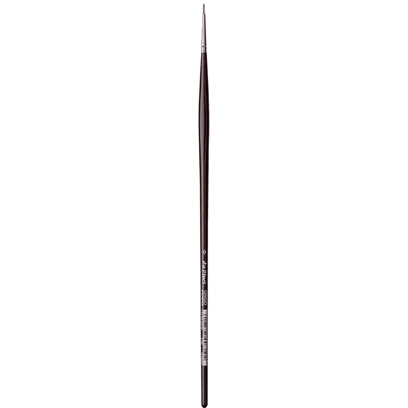 da Vinci Series 7795 Grigio Oil & Acrylic Brush - Round 0 - The Merri Artist - merriartist.com