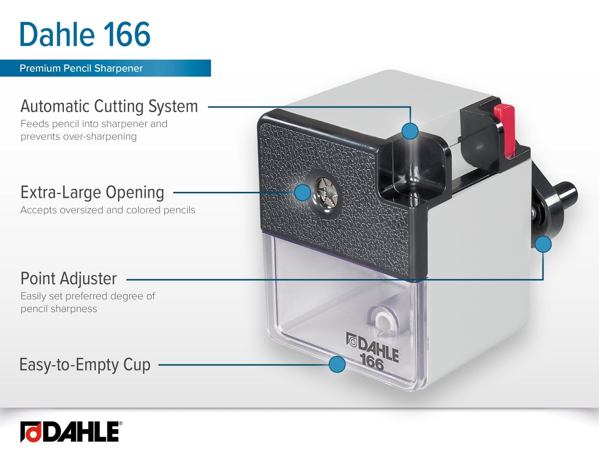 Dahle 166 Premium Pencil Sharpener - The Merri Artist - merriartist.com